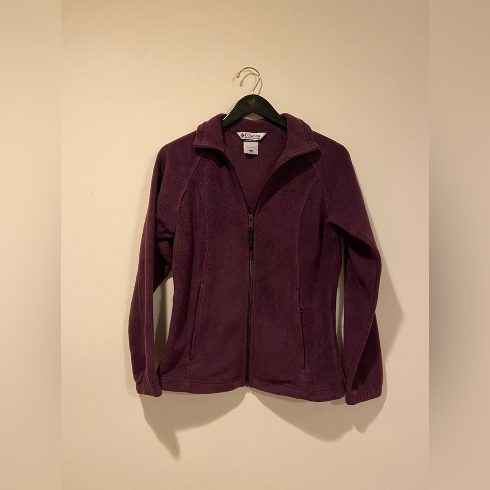 Deep purple Columbia fleece jacket